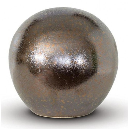 Ceramic Urn (Bronze) Rounded